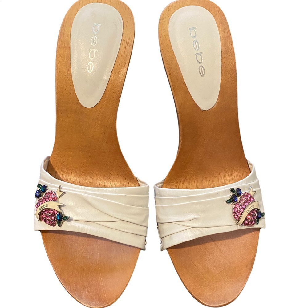 Bebe Y2K Embellished Heels Size 9